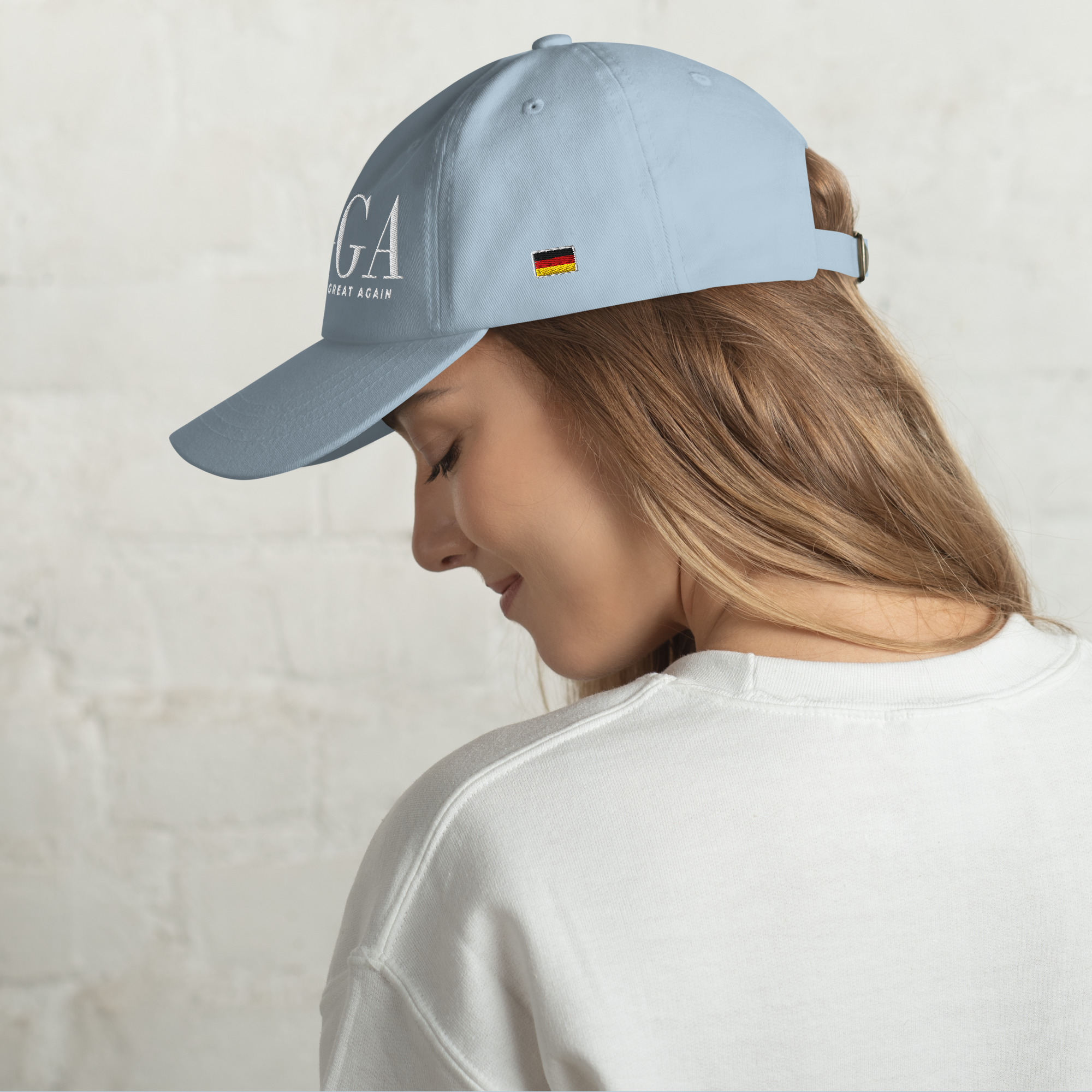 Baby-Blaue MGGA-Dad-Hat für echte Frauen – Bild 4