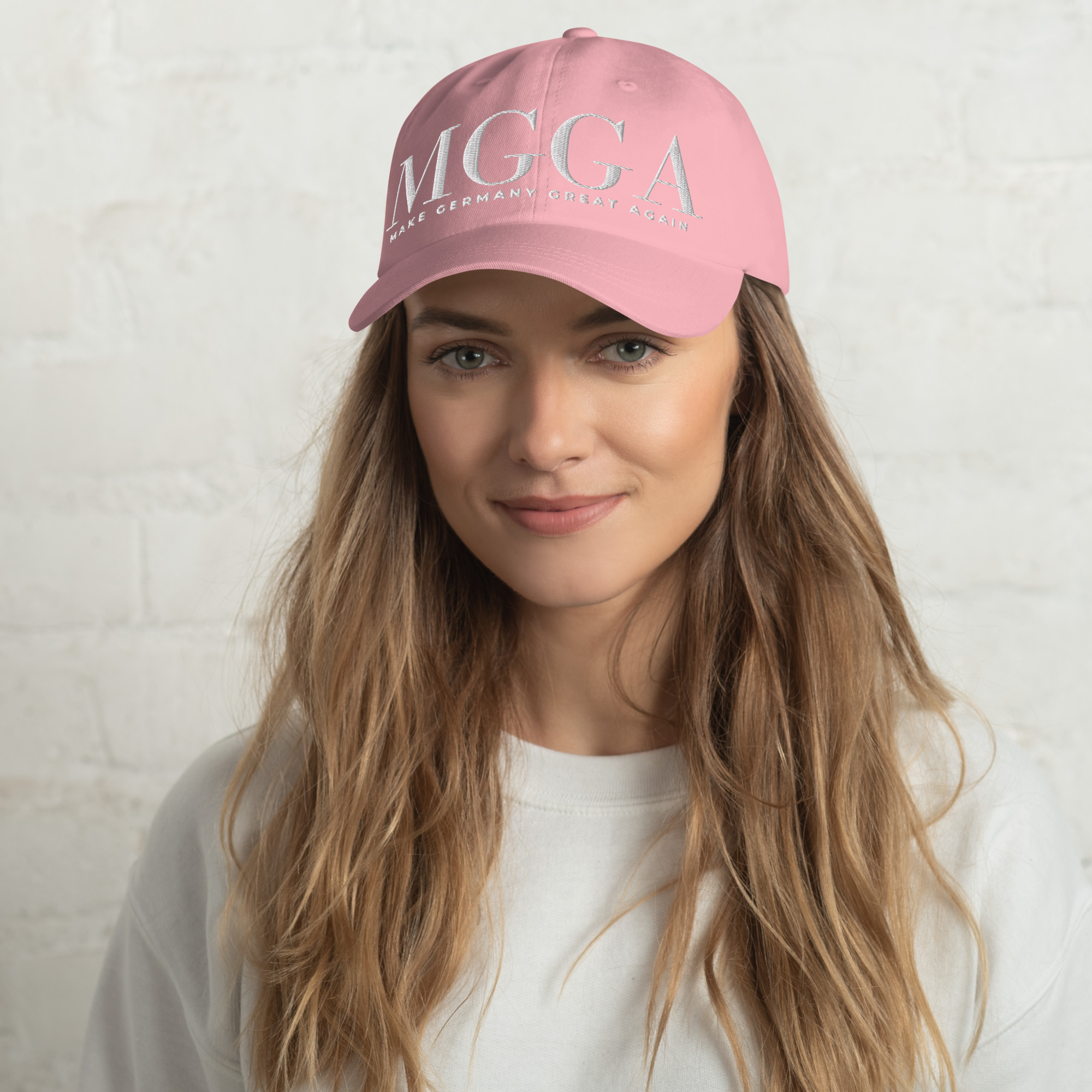 Pinke MGGA-Dad-Hat für echte Frauen