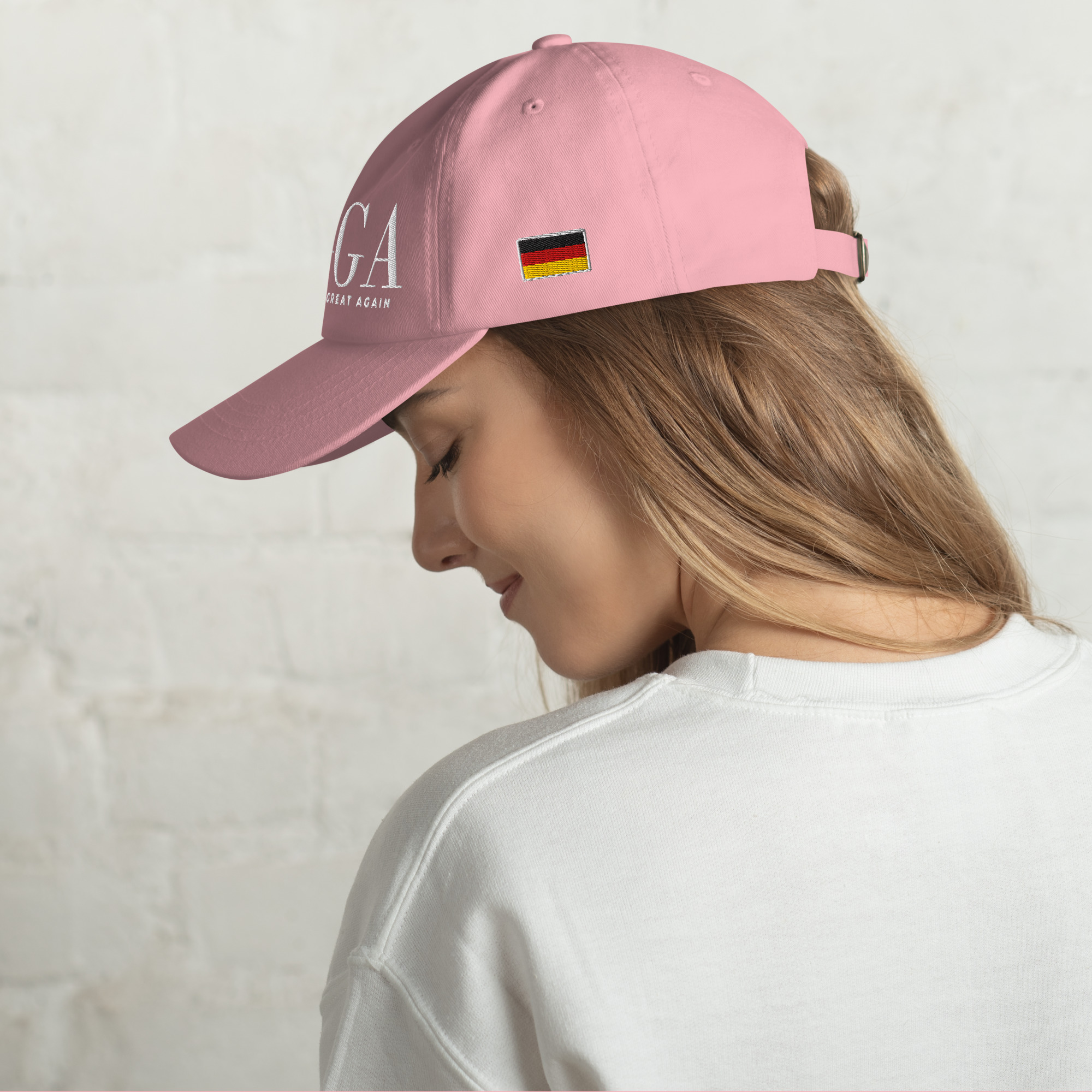 Pinke MGGA-Dad-Hat für echte Frauen – Bild 2