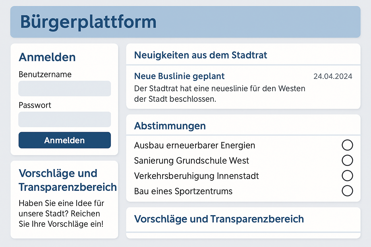 Eine digitale Bürgerplattform für echte Mitbestimmung