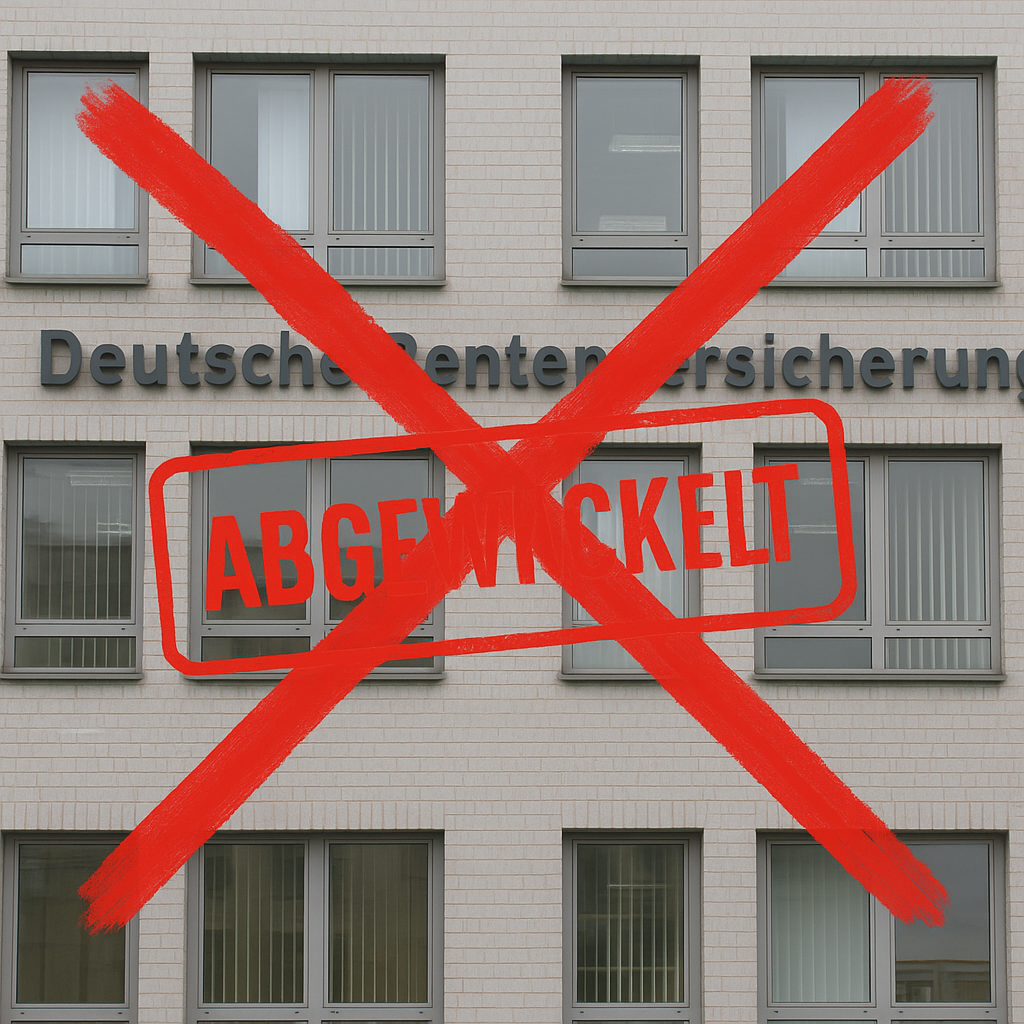 Deutsche Rentenversicherung abwickeln